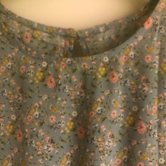 Chiffon Floral Bohemian Style Dress - Picture 1 of 6